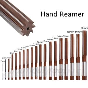 핸드 리머 D2-20mm 2.5/3.5/4.5/5.5/6.5/7.5/8.5mm 5/7/10/17pcs CNC 공구 정밀 H8 스트레이트 생크 금속 확장 리머