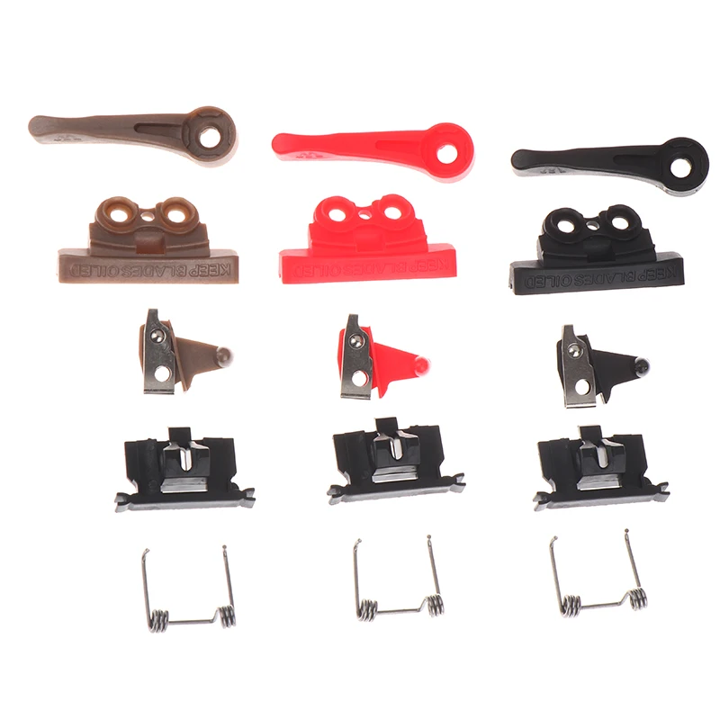 전기 가위 8591/8148에 대 한 5Pcs 머리 깎기 스윙 헤드 커버 스위치 조정 막대 예비 부품