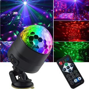 디스코 볼 조명 DJ 파티 조명, 가족 휴일 파티 장식 조명, USB LED 미니 DJ 무대 조명, 스트로브 조명
