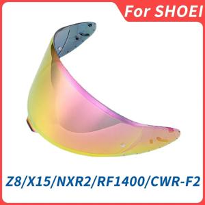 헬멧 바이저, SHOEI Z8 NXR2 RF1400 RF-1400 CWR-F2 CWR-F2R X15 X-Fifteen X-SPR 프로 쉴드, 자외선 차단 앞유리 헬멧 부품