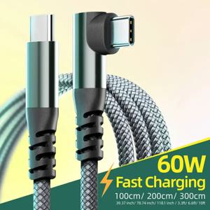 LAIHONEN 1PC USB C 케이블 1M 2M 3M 10FT USB C 데이터 전송 iPhone 15 15Plus 15Pro Max 용 60W PD 고속 충전 케이블