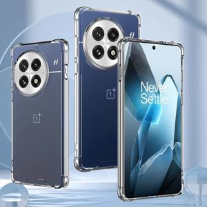 OnePlus 13 One Plus 13R 보호 커버 용 TPU 투명 케이스 4 모서리 충격 방지 범퍼 Coque Fundas