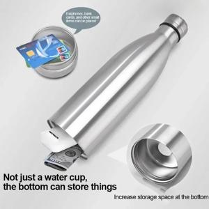 비밀 숨겨진 안전한 강철 물병 금고, 비밀 보관함, 숨겨진 금고 수납공간, 비품 보관이 불가능함