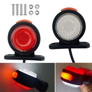 2PCS 측면 Led 마커 조명 트레일러 트럭 트럭 캠핑카 개요 조명 12-24v 측면 조명 트럭 LED 표시기 신호 램프