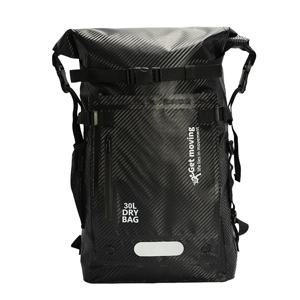 30L PVC 수영 방수 드라이 백 더블 스트랩 래프팅 스포츠 카약 카누 수영 가방 여행 키트 배낭 보관 가방
