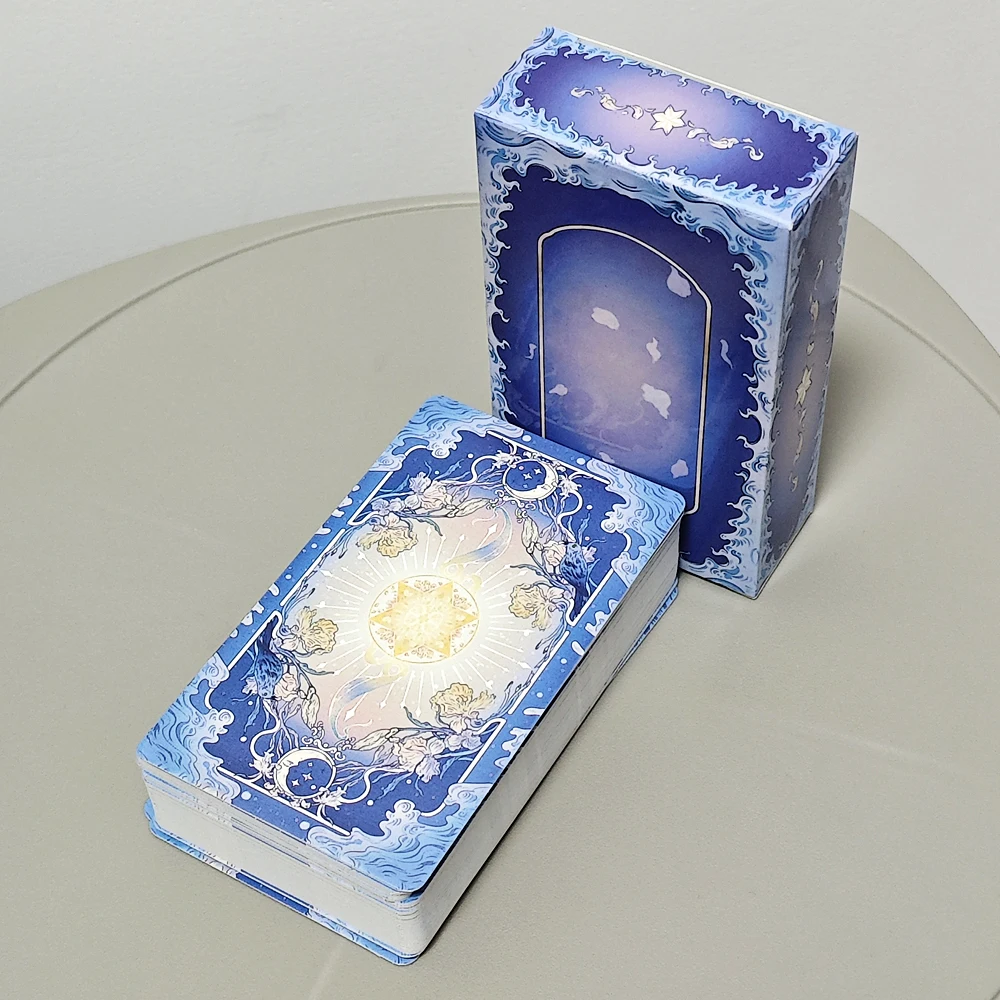 라이더 시스템을 기반으로 한 침묵의 황무지 타로 데크 78 Pcs 만화 타로 카드 - 10.3*6cm