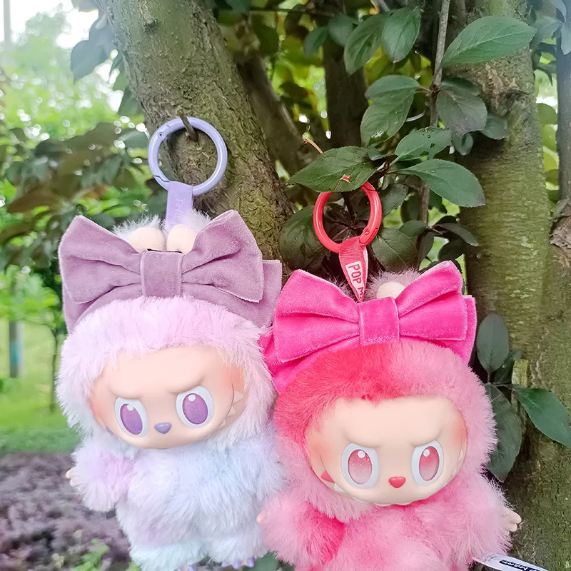 17cm Labubuv1 V2 V3 비닐 인형 머리띠 헤어 액세서리 마카롱 컬러 귀여운 소녀 헤어 액세서리 도매