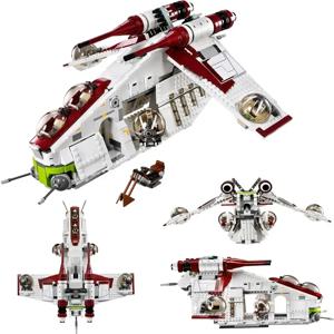 1175pcs 공화국 Dropship 건선 빌딩 블록 세트 어린이를위한 05041 벽돌 장난감 키트와 호환 크리스마스 선물