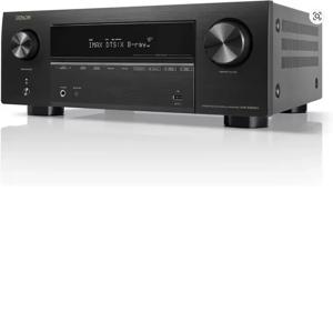 브랜드 뉴 데논 AVR-X3800H 9.4채널 리시버 - 8K UHD 홈 시어터 AVR (105W X 9) 내장 블루투스, 와이파이 및 HEOS 멀티룸