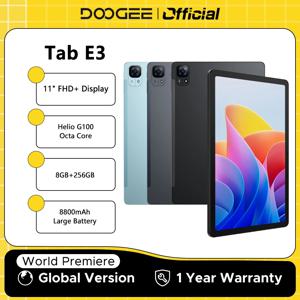 【브랜드+】두지 탭 E3 태블릿 PC 안드로이드 15 제미니 AI 11인치 울트라 클리어 32GB(8+24) 256GB 헬리오 G100 8800mAh 배터리 태블릿