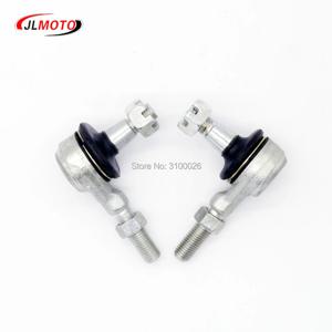 1 쌍 M10 왼쪽 및 오른쪽 나사 스티어링 타이로드 엔드 Yamaha Banshee WARRIOR YFB YFM Raptor 250 350 400 ATV 부품에 적합