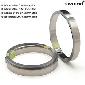10m/롤 18650 리튬 이온 배터리 니켈 도금 스트립 커넥터 0.1mm 0.12mm 0.15mm 0.2mm 배터리 커넥터 스폿 용접 스틸 벨트