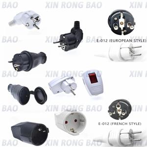 EU AC 전원 어댑터 소켓 16A 250V 커넥터 케이블 전기 플러그 흰색 검정색 한국어 남성 변환기 어댑터 분리형 플러그