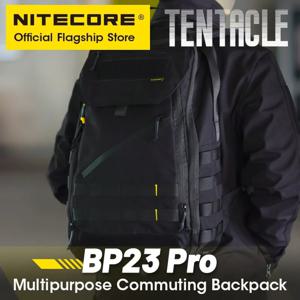 NITECORE BP23 PRO 23L 통근 배낭 500D 패브릭 Overnighter 캠핑 트레킹 낚시 스포츠 Molle 시스템 15.6