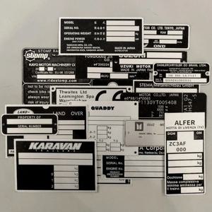 알루미늄 VIN 플레이트 특별 주문, 일련 ID 태그 데이터 트럭을 확인 할 때까지 주문하지 마십시오