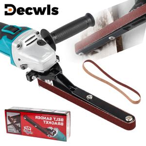 연삭기 미니 샌더, 가정용 휴대용 무선 연마기, M10-M14 다기능 앵글 그라인더 수정 벨트 샌더 액세서리, 연삭 도구, 100-115-125mm 전기 앵글 그라인더에 적합