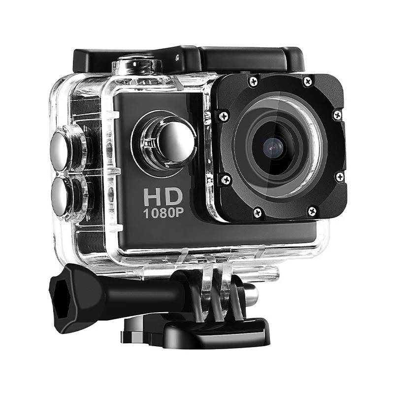 4K 울트라 HD 액션 카메라 수중 방수 케이스, 야외 스포츠 헬멧 비디오 녹화 카메라, 2.0 HD 스크린, 3MP, 900mAh