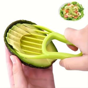 다기능 아보카도 슬라이서, 야외 가정 주방 캠핑 액세서리 도구, 3 in 1
