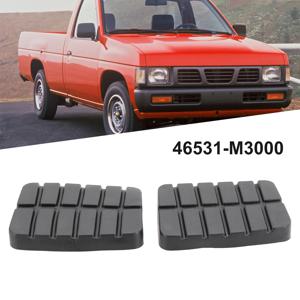 클러치 페달 패드 브레이크, 블랙 플러그 앤 플레이, 닛산 D21 1986-1997, Datsun 210 1974-1982, 46531-M3000, 2 개