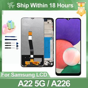 6.6 ''삼성 A22 5G LCD 디스플레이 터치 스크린 디지타이저 어셈블리 교체 삼성 A226 A226B SM-A226B/DSN 디스플레이