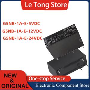 Omron에 적합한 정품 릴레이, 정상 개방 5A, G5NB-1A-E 24VDC 12VDC 5VDC 24V 4 핀 세트, 5 10 개