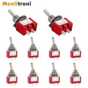 SPST 토글 스위치, 2 포지션, 2 터미널, 미니어처 온/오프 Mts-101, 6a, 125V, 3a, 250V, 자동차 대시 보드, 전자, 10 개