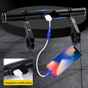 자전거 속도계, GPS 자전거 액세서리를 고정하기위한 자전거 핸들 바 익스텐더 USB 자전거 핸들 바 확장 마운트