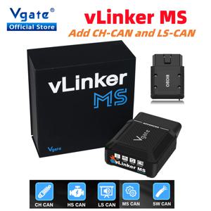 Vgate vLinker MS 업그레이드 ELM327 블루투스 지원 iOS/PC/안드로이드 자동차 스캐너 obd 자동 진단 도구 obd 2 스캔 pk elm 327 v1 5
