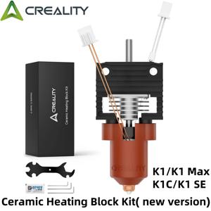 Creality 공식 K1/K1 Max/K1C 핫엔드 업그레이드 키트, K1 시리즈 3D 프린터용 유니콘 퀵 스왑 노즐이 있는 세라믹 가열 블록