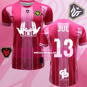 여름 뜨거운 판매 태국 MLT 저지 JUL 한정판 No.13 90 시리즈 키즈/성인 탑 오 넥 느슨한 통기성 남성 스포츠 티