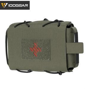 IDOGEAR 전술 의료 주머니 분리형 응급 처치 키트 레이저 컷 MOLLE 야외 여행 하이킹을위한 비상 생존 가방 35132