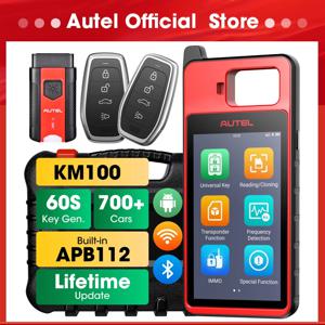 Autel KM100 키 프로그래머 V200 범용 키 생성기 무료 업데이트 평생 PK IM508 IM608 IMMO KM100X KM100E