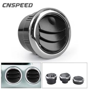 CNSPEED 80mm 범용 자동차 벤트 대시 보드 에어 컨디셔닝 벤트 디플렉터 손잡이 유형 캠핑카 캐러밴 용 회전 공기 배출구 벤트