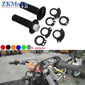 유니버설 7/8 ''22mm 핸들 그립 먼지 핏 자전거 모토 크로스 오토바이 고무 핸들 바 그립 KTM YAMAHA Kawasaki Suzuki Honda