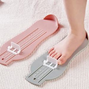 어린이 유아 발 측정 게이지 신발 크기 측정 눈금자 도구 아기 소년 소녀 어린이 발 길이 측정 눈금자 피팅