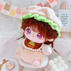 코튼 인형 스타 인형, 패스트 푸드, 행성 햄버거 아기 옷, 20cm