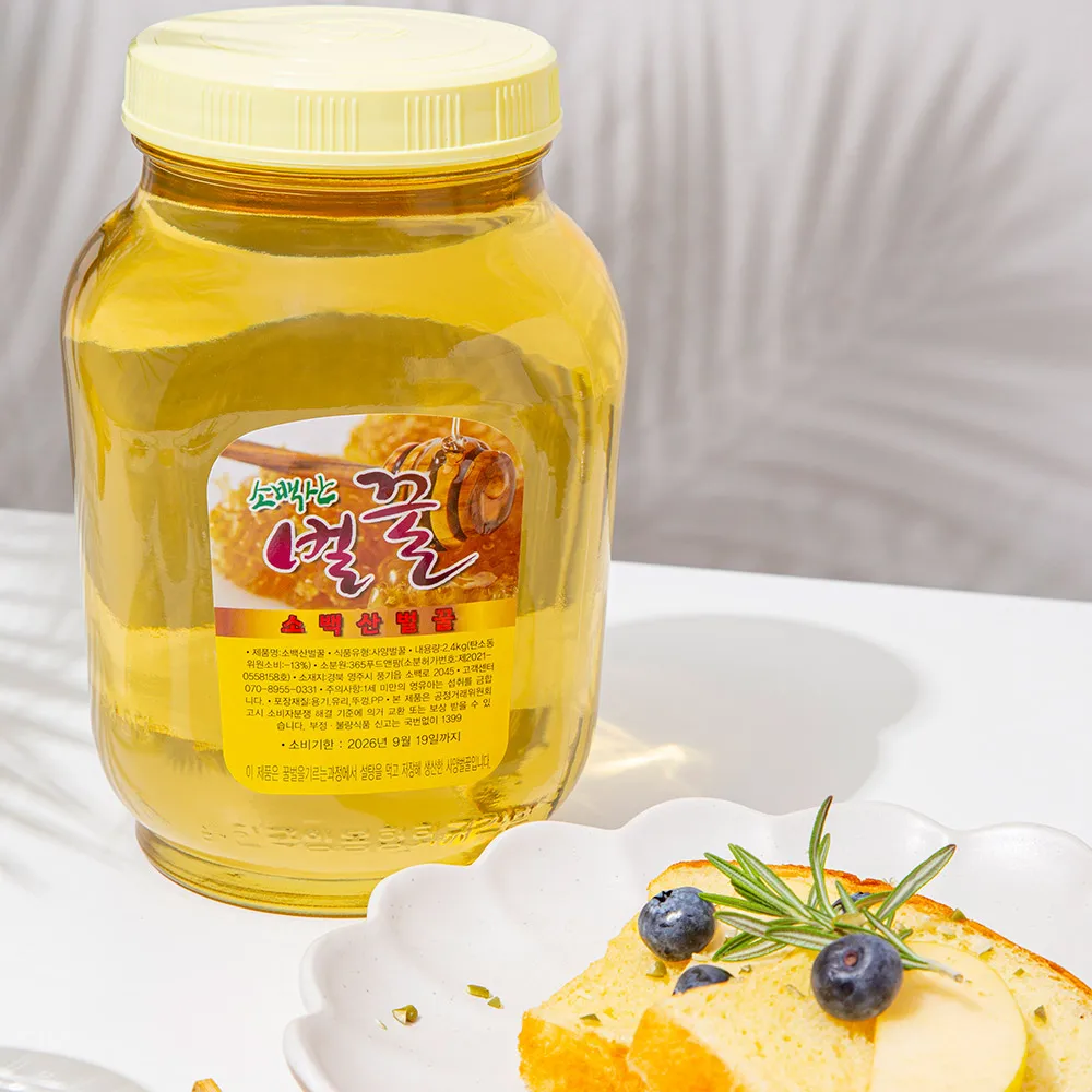 [더조은] 소백산 사양벌꿀 (아카시아향) 2.4kg