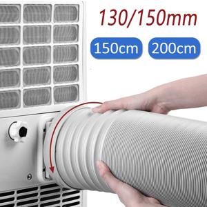 130 신축성 덕트 익스텐션 파이프, 신축성 모바일 에어컨 배기 호스 액세서리, 벤트 호스 1.5 m, 2m, 150mm
