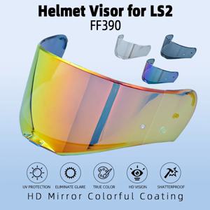 LS2 FF390 브레이커 풀페이스 헬멧 렌즈 추가 헬멧 바이저 (LS2 FF390 오토바이 헬멧 전용) 안티포그 필름 구멍 포함