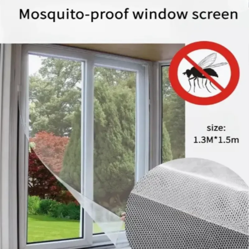 안티 플라이 모기장 창 스크린 메쉬 접착제 모기 곤충 비행 버그 그물 커튼 부엌 Windows 홈 수호자