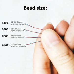 10 개/몫 유선 칩 30cm 3V 철도 모델 장난감 장면 0402 0603 0805 1206 SMD 램프 유선 마이크로 Led 사전 납땜 램프 모델 키트