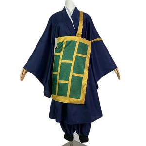 Geto Suguru 코스프레 의상 블랙 블루 기모노 학교 유니폼 애니메이션 옷 할로윈 의상 여성용 남성용
