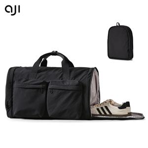 AJI 접이식 여행 가방 대용량 패션 주말 가방 핸들 가방 별도의 신발 칸이있는 경량 스포츠 체육관 가방