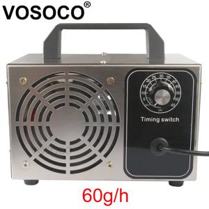 VOSOCO 60 그램/시간 220V 오존 발생기 오존 발생기 기계 공기 청정기 클리너 살균기 처리 탈취 제거 포름알데히드