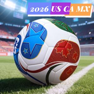 2026 새 축구공 – 5호 – 부드러운 TPU 커버, 내구성 있는 부틸 블래더, 실내 및 실외용 유소년 및 성인 훈련용 공