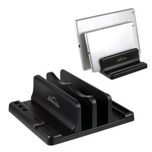 사무실 노트북 스탠드 수직 저장 데스크탑 공간 컴퓨터 액세서리 배치 용이 확장 가능한 너비 사무실 책상 보관