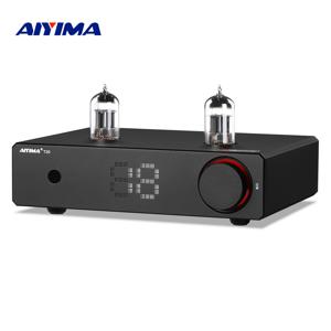 AIYIMA T20 진공관 프리 앰프 앰프 LME49720 /OPA1612 HiFi Amplificador XLR/RCA 밸런스드 입력 12V 트리거 출력