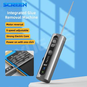 MaAnt CJ-2 pro 전동 OCA 접착제 제거기, 휴대폰 LCD 화면 청소 수리 도구용 9단계 조절 LED 디스플레이 탑재