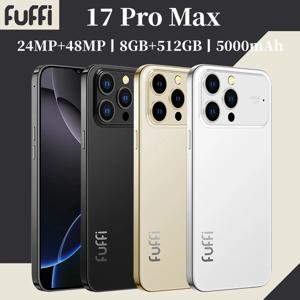 글로벌 비전 17 프로 맥스 스마트폰 5G 안드로이드 12 8GB 램 512GB 롬 6.3인치 폰 2280x1080HD 24+48MP 4 5G 네트워크 휴대폰