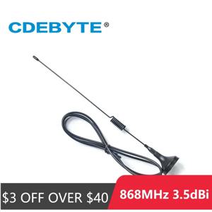 CDEBYE TX868-XPL-100 와이파이 안테나, 고이득 무지향성 SMA 인터페이스 마그네틱 베이스, 1m 피더 공중 안테나, 868MHz 3.5dBi